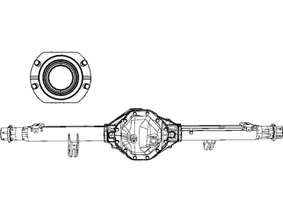 Dodge 5135546AC AXLE Service Rear