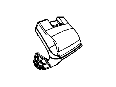 Chrysler 1AU941D1AA CUPHOLDER Console Mounted