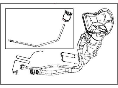 Ram 68163959AC TUBE Fuel Filler
