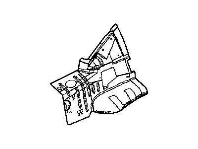 Chrysler 4814843AF PANEL Wheelhouse