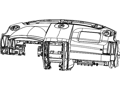Chrysler UZ751D1AF PANEL Instrument Panel