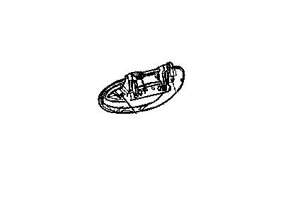 2002 Chrysler Sebring Door Handle - QA51SW1AD
