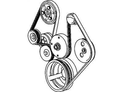 Mopar 53013905AA Belt Accessory Drive