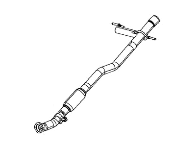 2017 Jeep Cherokee Exhaust Pipe - 68228038AE
