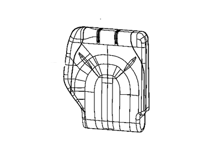 Mopar 6ED09LV5AA Cover Rear Seat Back 3RD Row