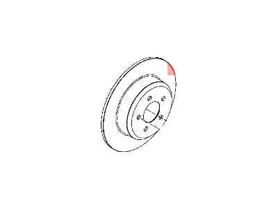 Dodge 2AMV9208AH ROTOR Brake Rear