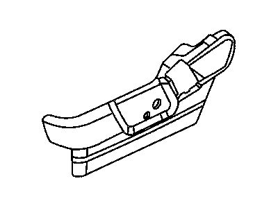 Dodge 1CM48BD5AB COVER Seat Belt