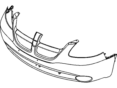 2006 Dodge Caravan Bumper - 1AK392S2AA