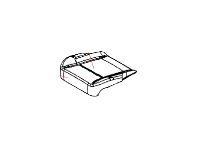 Ram 1VD54JERAA COVER Front Seat Cushion