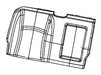 Ram 6XL76BD3AA COVER Rear Seat Back Right