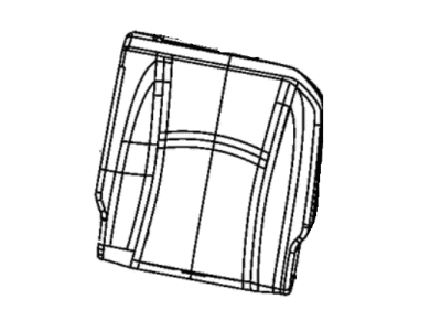 Ram 6XL75BD3AA COVER Rear Seat Back Left