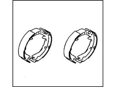 Dodge MB950211 SHOE AND LINING PACKAGE Brake