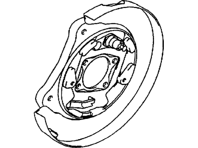 Dodge MB950208 PLATE Brake Backing