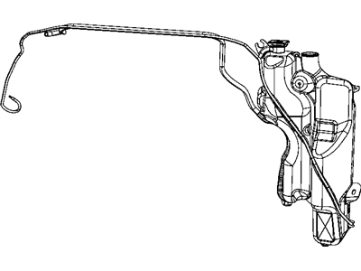 Ram 68028981AA HOSE Windshield Washer