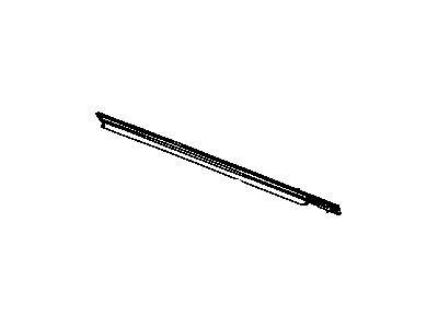 Mopar 55276959AD Belt Molding, Rear Driver Side