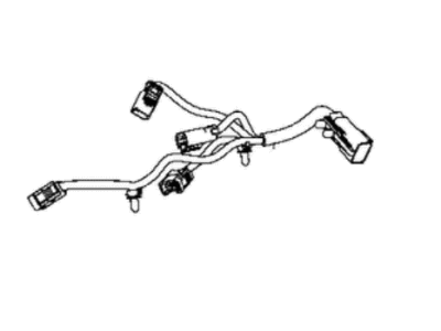 Jeep 68360191AA WIRING Knock, Oil Pressure, & Temperature Sensor
