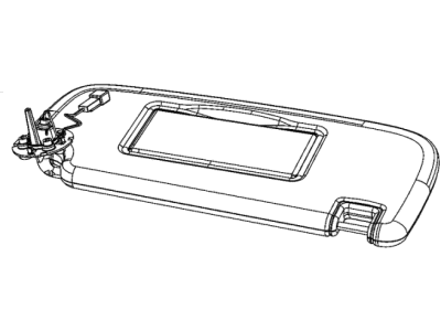 2020 Jeep Grand Cherokee Sun Visor - 1WK20HL1AF