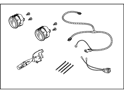 Mopar 82210435 Light Kit Fog