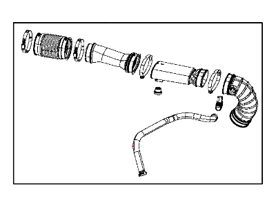 Ram 68164051AE DUCT Clean Air