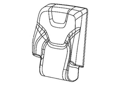 Jeep 5RA58DX9AE COVER Rear Seat Back Right