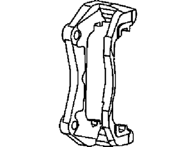 2008 Dodge Caliber Brake Caliper Bracket - 68032697AA