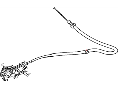Dodge Caravan Accelerator Cable - 5281292AA