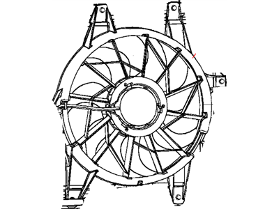 Chrysler Engine Cooling Fan - 5096197AA