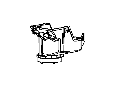 Dodge 68038194AA HOUSING A/C and Heater Lower Includes: Bracket, Screws, Seal