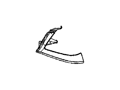 Dodge 68005391AA PANEL Headlamp support
