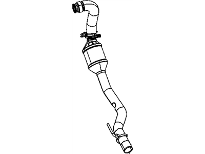 Jeep Grand Cherokee Catalytic Converter - 68091039AA