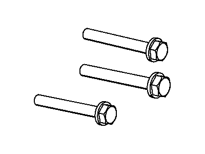 Jeep 6102164AA BOLT AND CONED WASHER Hex Head M6X1.00X14.00