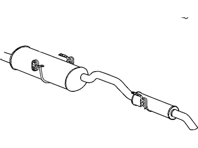Chrysler Voyager Muffler - 4881332AG