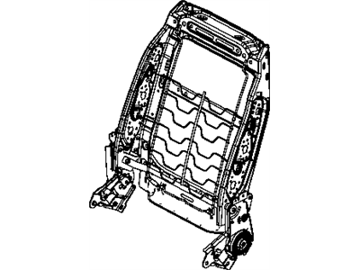 Dodge 4610146AA FRAME Front Seat Back Includes Recliners