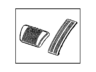 Jeep 5290949AC OVERLAY KIT Brake and Accel Pads