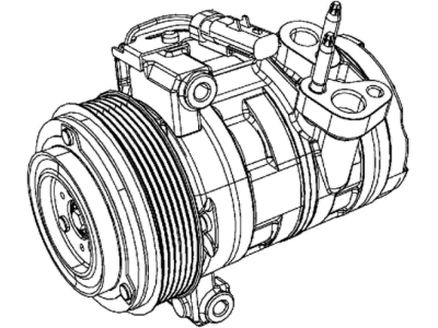 Jeep Compass A/C Compressor - 68245076AA