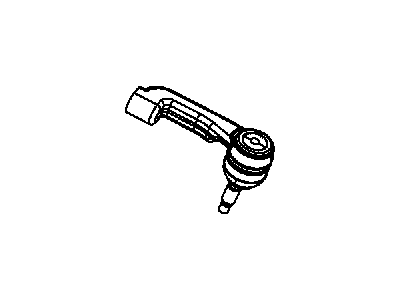 Mopar 52125366AA Outer Tie Rod, Passenger Side