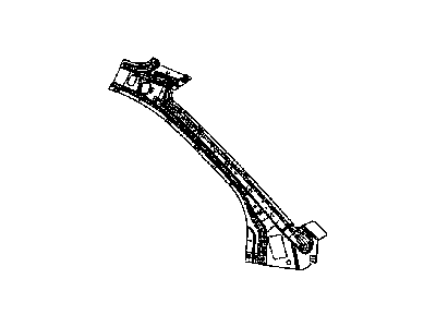 Dodge 55276408AC REINFORCEMENT Front Side Rail to Dash