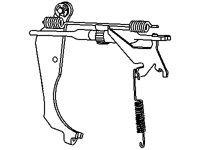 Dodge 5014996AA LEVER Parking Brake Adjusting