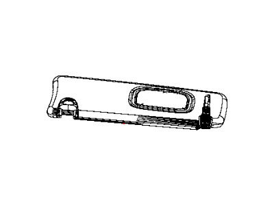 2014 Jeep Cherokee Sun Visor - 1WW95HDAAE