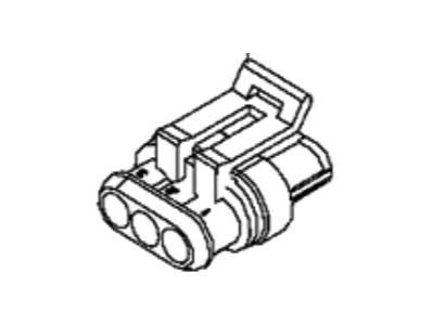 Mopar 68197548AA Connector Electrical Headlight (Left & Right) & Sensors