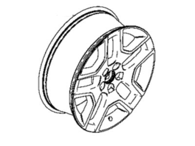 Jeep Renegade Spare Wheel - 6YK47MA7AA