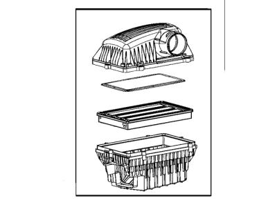 Ram 1500 Air Filter Box - 68264882AC