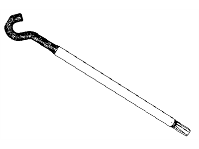 Jeep 52124172AA DRIVER Jack Handle