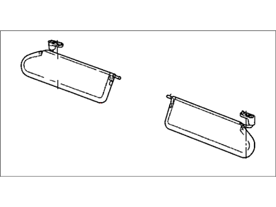 Jeep 5JR291X9AA VISOR