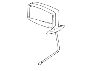 1986 Jeep J20 Car Mirror - J5752987