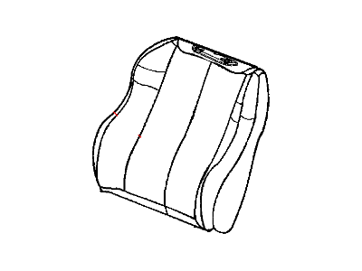 Jeep WG371L5AA COVER Front Seat Back