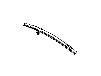 Dodge 55276114AE CHANNEL Rear Door Glass