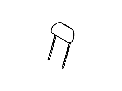 Chrysler 1FQ751D1AA HEADREST Rear