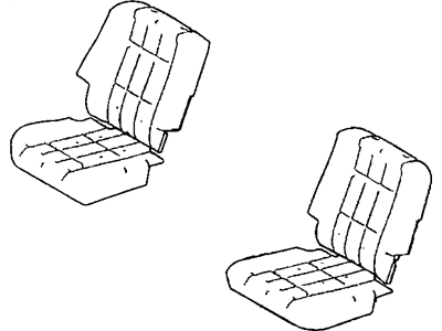 Chrysler 1FU191D1AA SEAT BACK Rear Left, Includes Seat Cover
