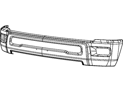 Ram 55372918AC CAP Front Bumper Upper